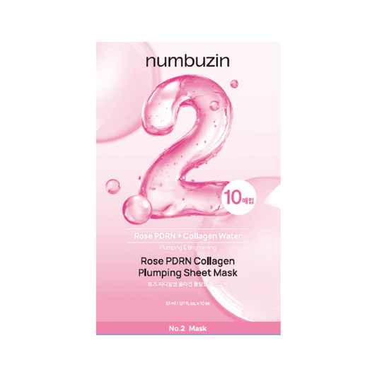 Numbuzin No.2 Rose PDRN Collagen Plumping Sheet Mask
