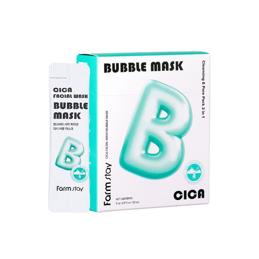 Farmstay Cica Facial Wash Bubble Mask