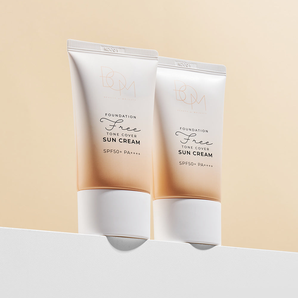 B.O.M. Foundation Free Tone Cover Sun Cream