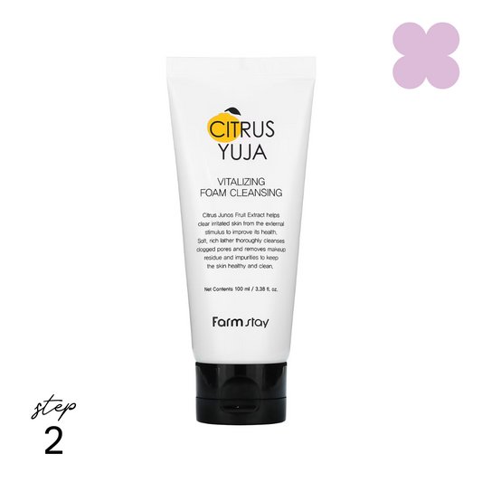 Farmstay Citrus Yuja Vitalizing Foam Cleansing