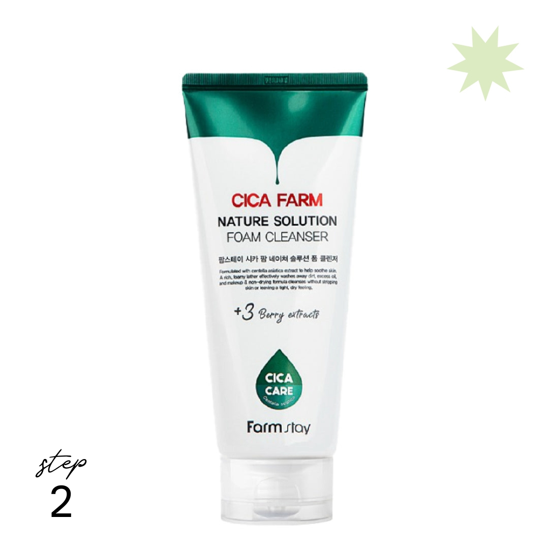 Farmstay Cica Farm Acne Foam Cleanser