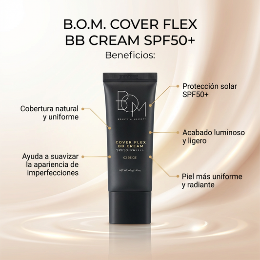 B.O.M. Cover Flex BB Cream SPF50+