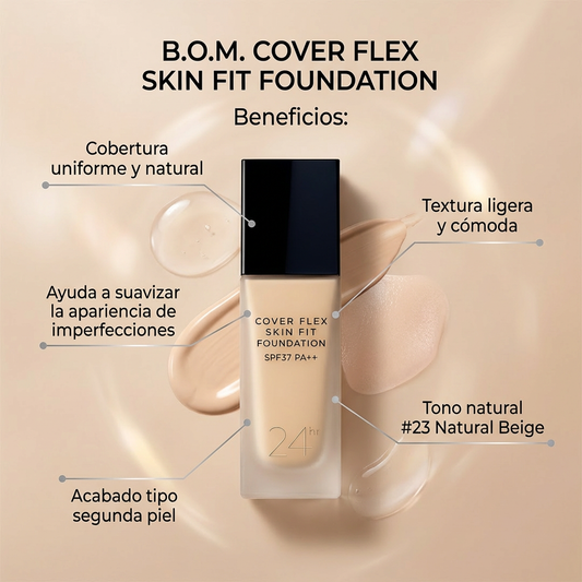 B.O.M. Cover Flex Skin Fit Foundation