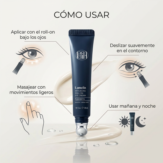 Lamelin Anti Aging Roll On Eye Cream Placenta