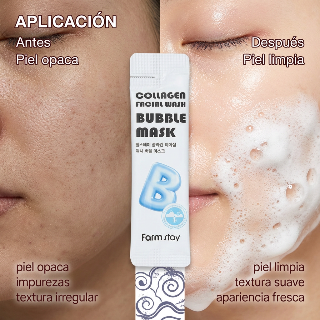 Farmstay Collagen Facial Wash Bubble Mask