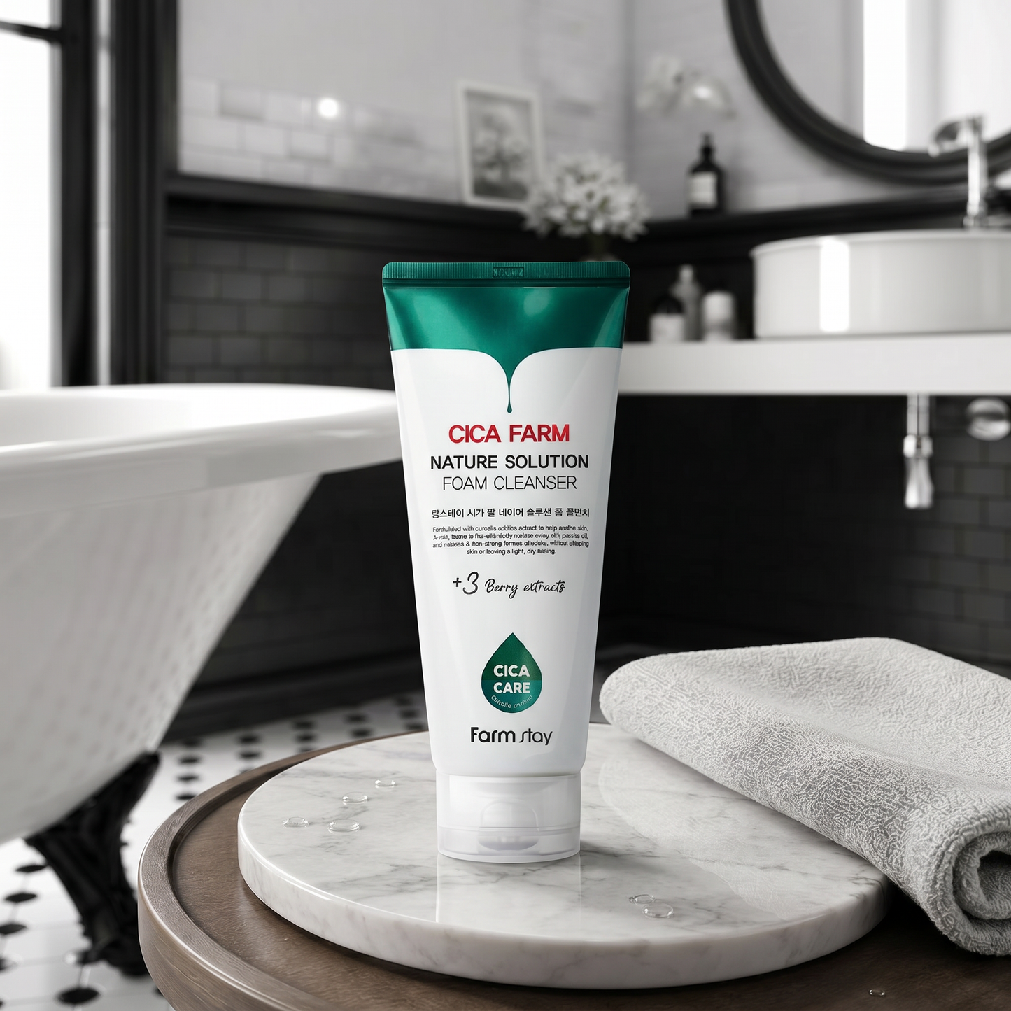 Farmstay Cica Farm Acne Foam Cleanser