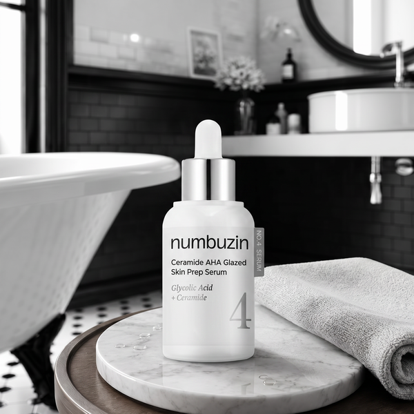 Numbuzin No.4 Ceramide AHA Glazed Skin Prep Serum