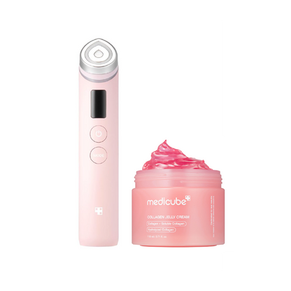 Medicube Age R Booster Ex Pink + Collagen Jelly Cream