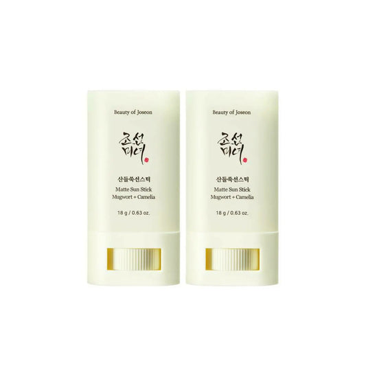 Beauty Of Joseon Matte Sun Stick Mugwort + Camelia 2 Pack