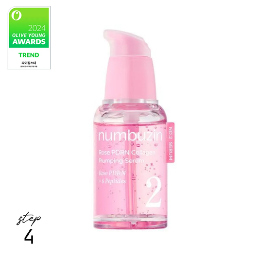 Numbuzin No.2 Rose PDRN Collagen Plumping Serum