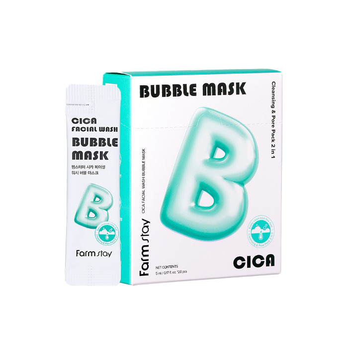 CICA FACIAL WASH BUBBLE MASK