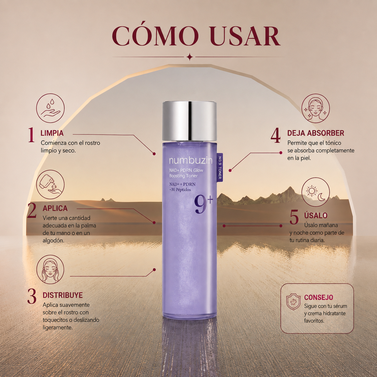 Numbuzin No.9 NAD PDRN Glow Boosting Toner