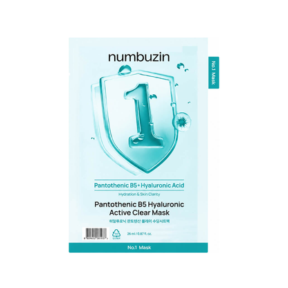 Numbuzin No.1 Pantothenic B5 Hyaluronic Active Clear Mask