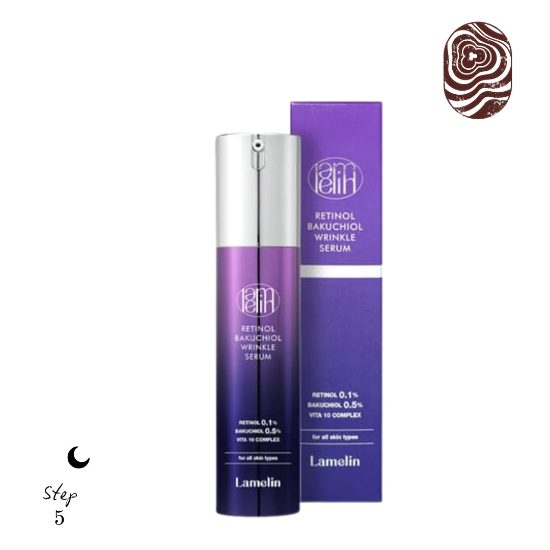 Lamelin Retinol Bakuchiol Wrinkle Serum