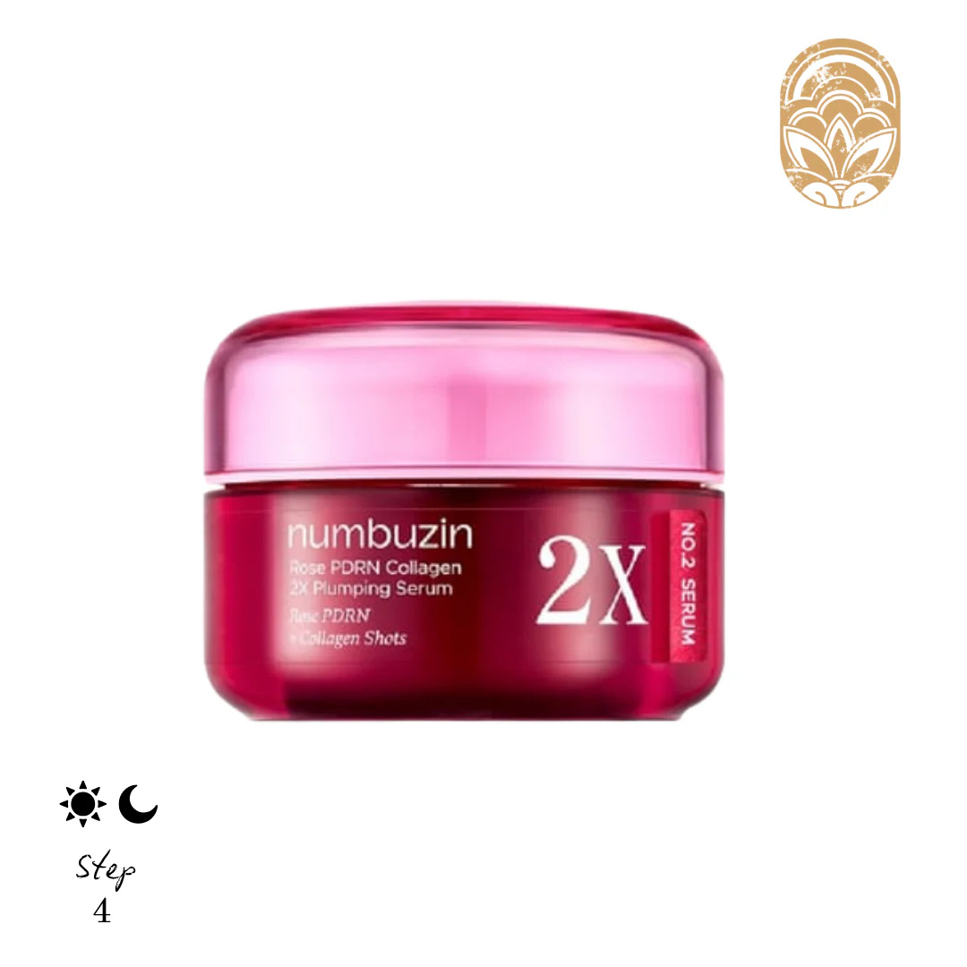 Numbuzin No.2 Rose PDRN Collagen 2X Plumping Serum