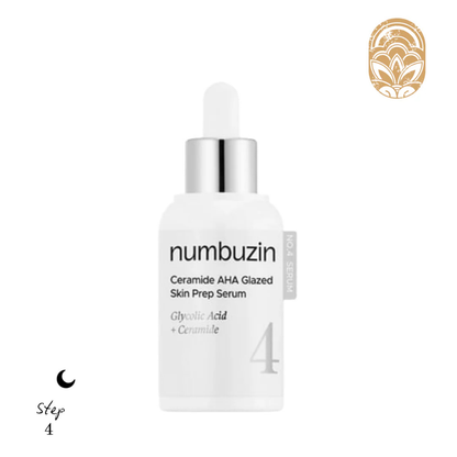 Numbuzin No.4 Ceramide AHA Glazed Skin Prep Serum
