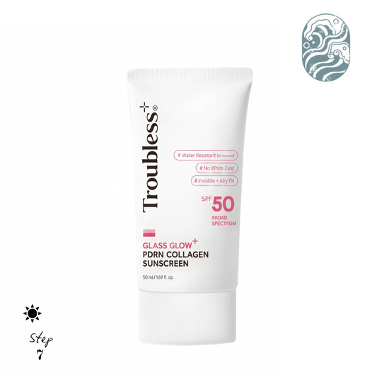 Troubless Glass Glow PDRN Collagen Sunscreen