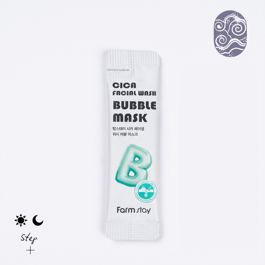 Farmstay Cica Facial Wash Bubble Mask