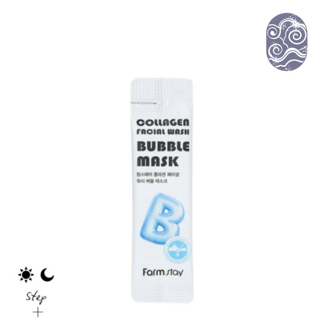 Farmstay Collagen Facial Wash Bubble Mask