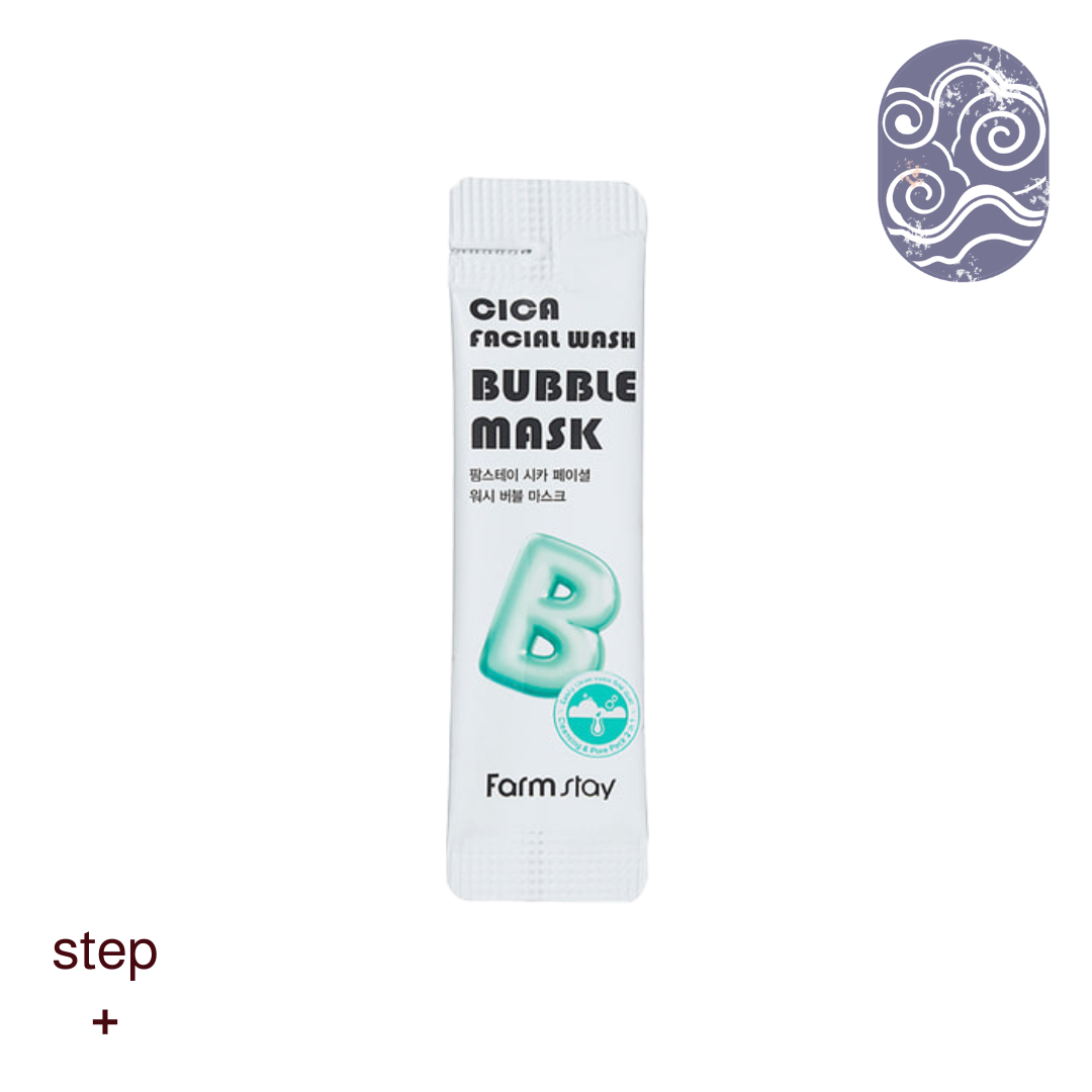Farmstay Cica Facial Wash Bubble Mask