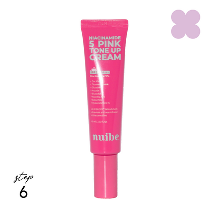 Nuibe Niacinamide 5 Pink Tone Up Cream