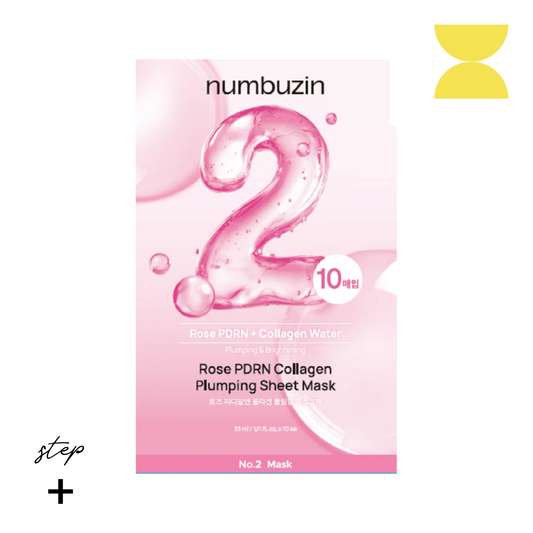Numbuzin No.2 Rose PDRN Collagen Plumping Sheet Mask