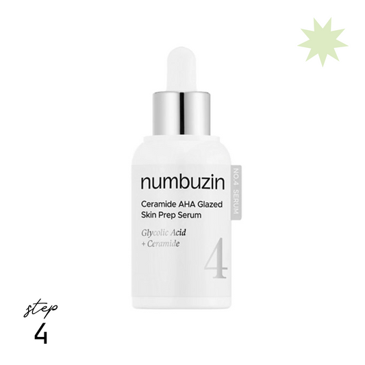 Numbuzin No.4 Ceramide AHA Glazed Skin Prep Serum