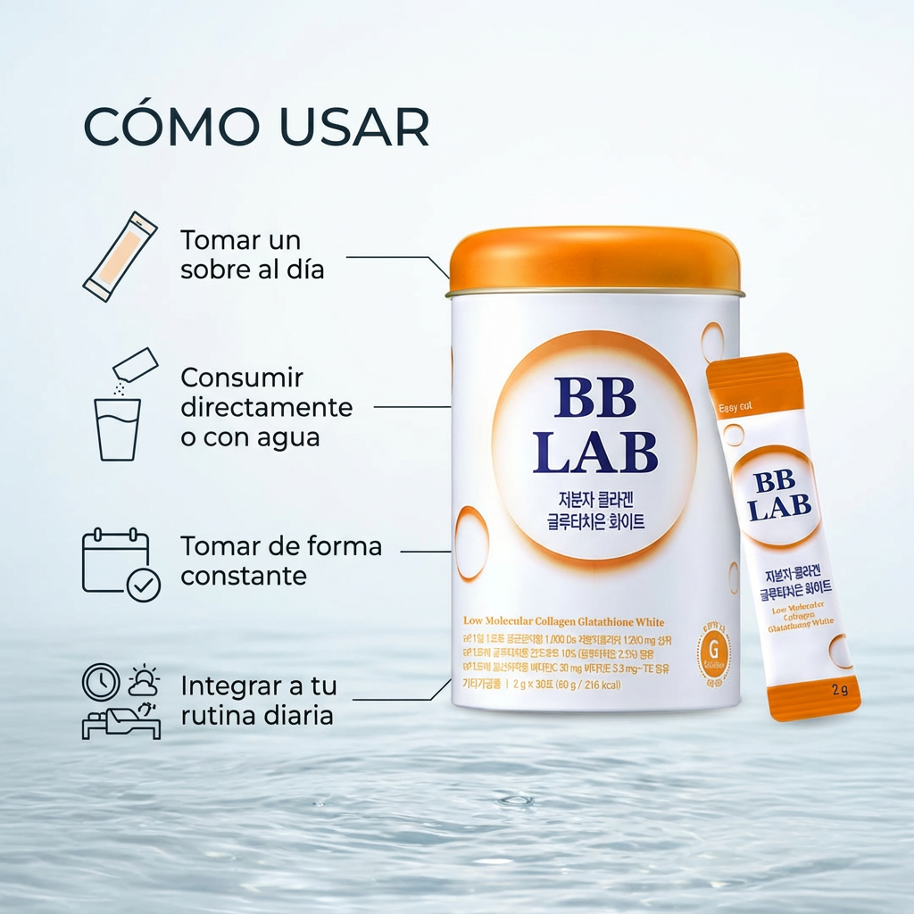 colageno molecular con glutathione BB LAB Low-Molecular Collagen Glutathione White – Nuup Beauty