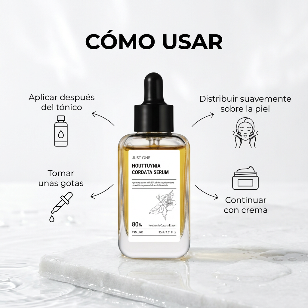 B.O.M Just One Houttuynia Cordata Serum (Suero para poros)