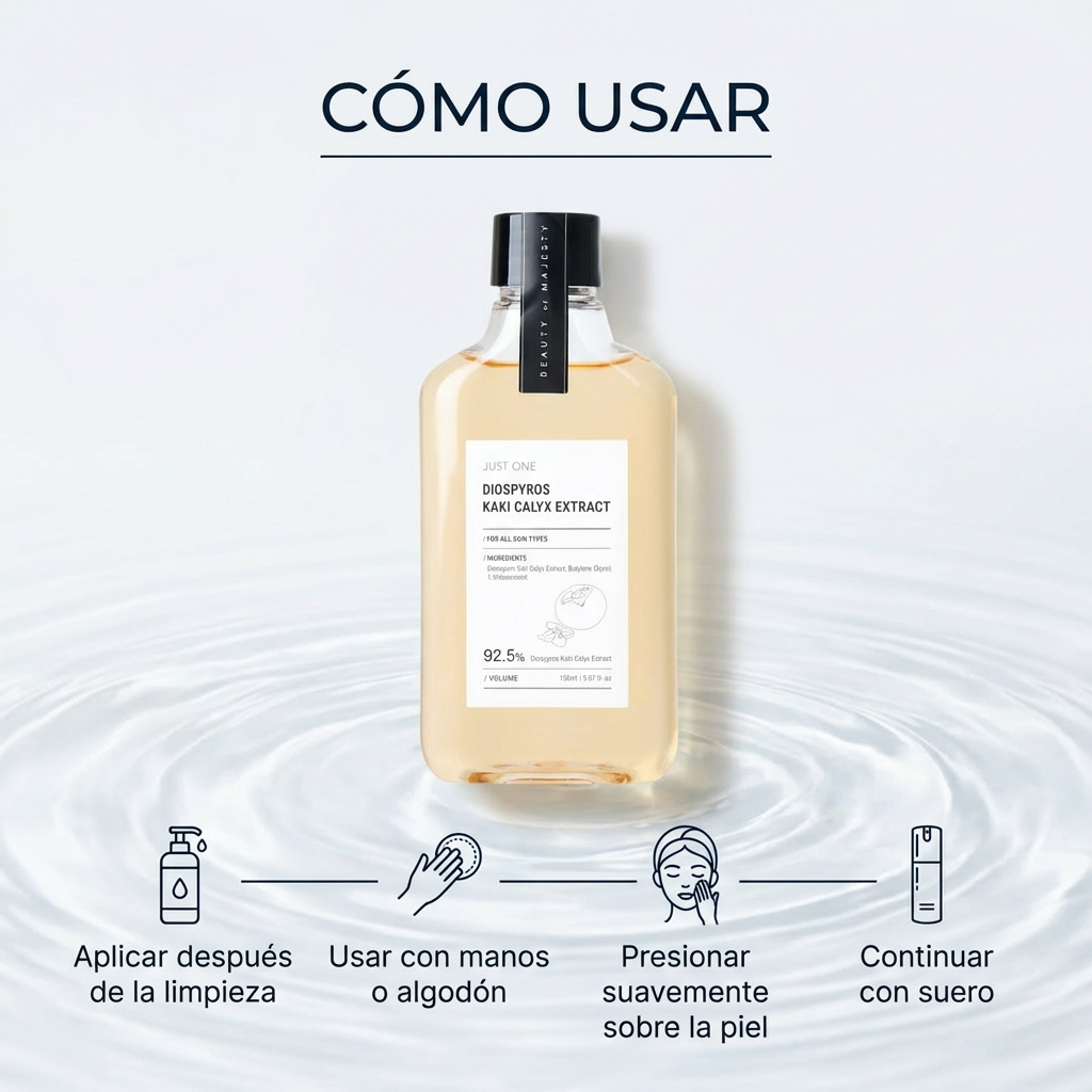 B.O.M. Just One Diospyros Kaki Calyx Extract (Tónico iluminador)