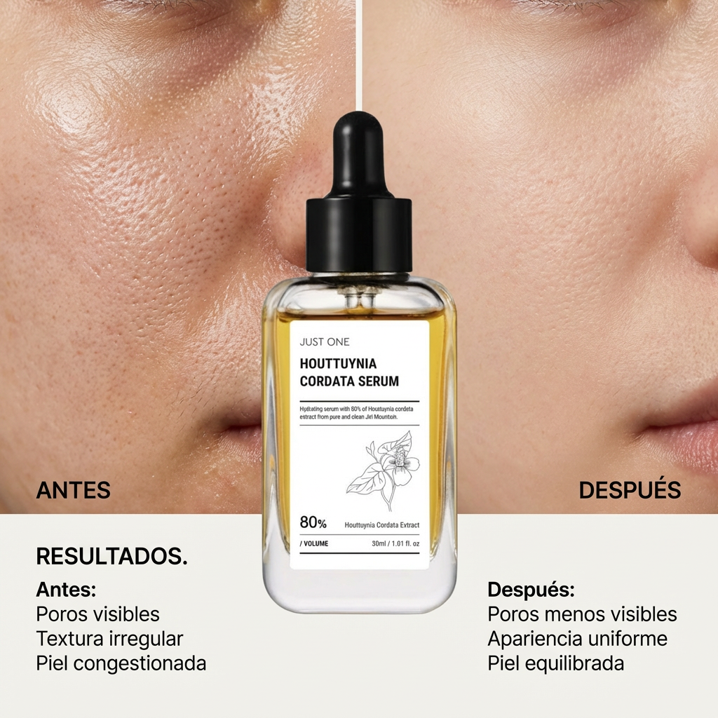 B.O.M Just One Houttuynia Cordata Serum (Suero para poros)