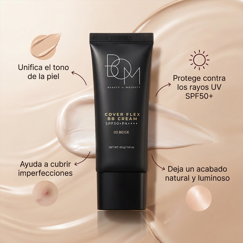 B.O.M. Cover Flex BB Cream SPF50+