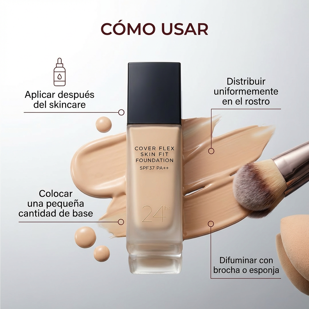 B.O.M. Cover Flex Skin Fit Foundation