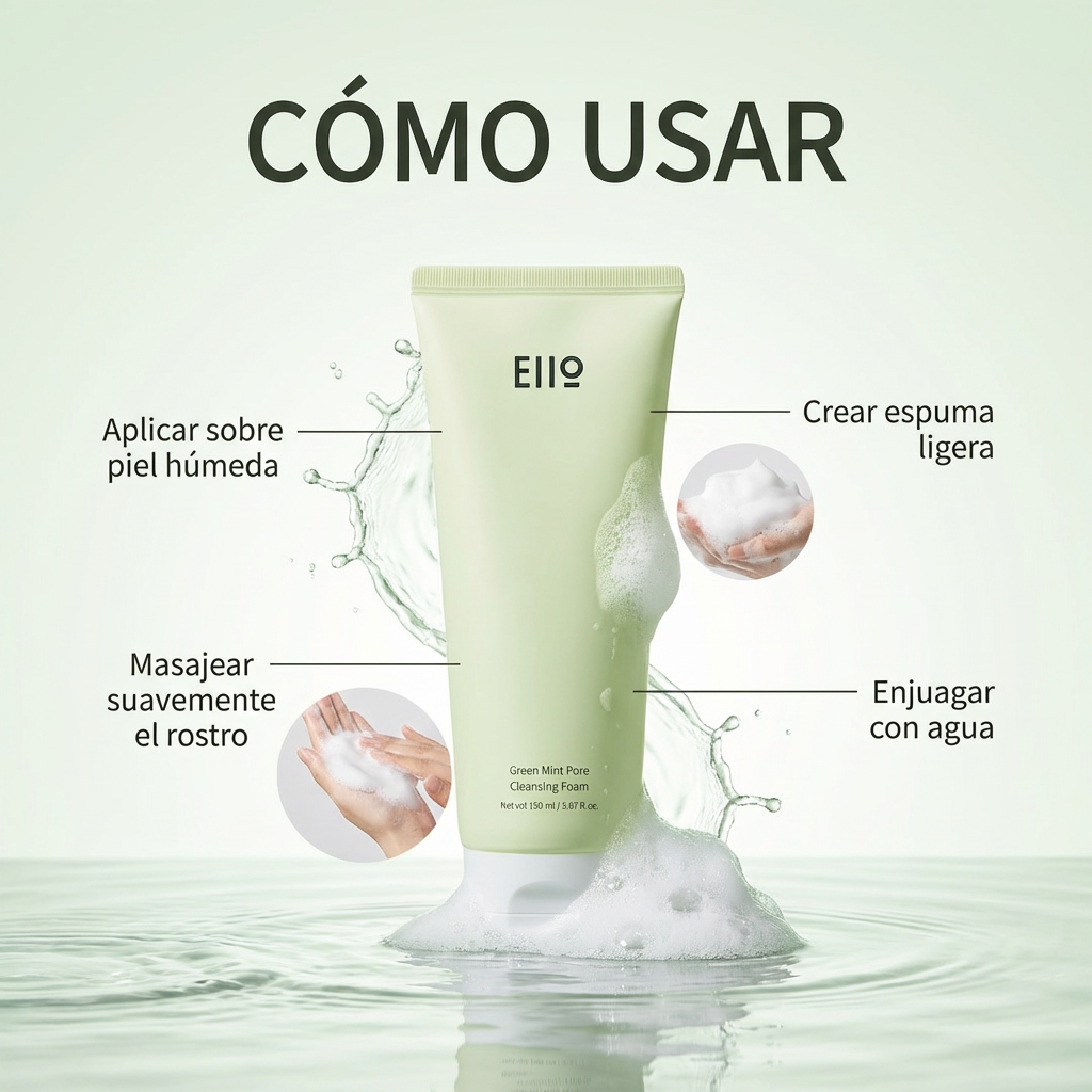 EIIO Green Mint Pore Cleansing Foam