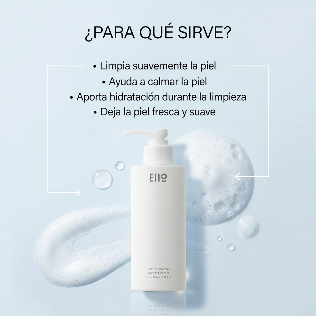 EIIO Panthenol Repair Bubble Cleanser