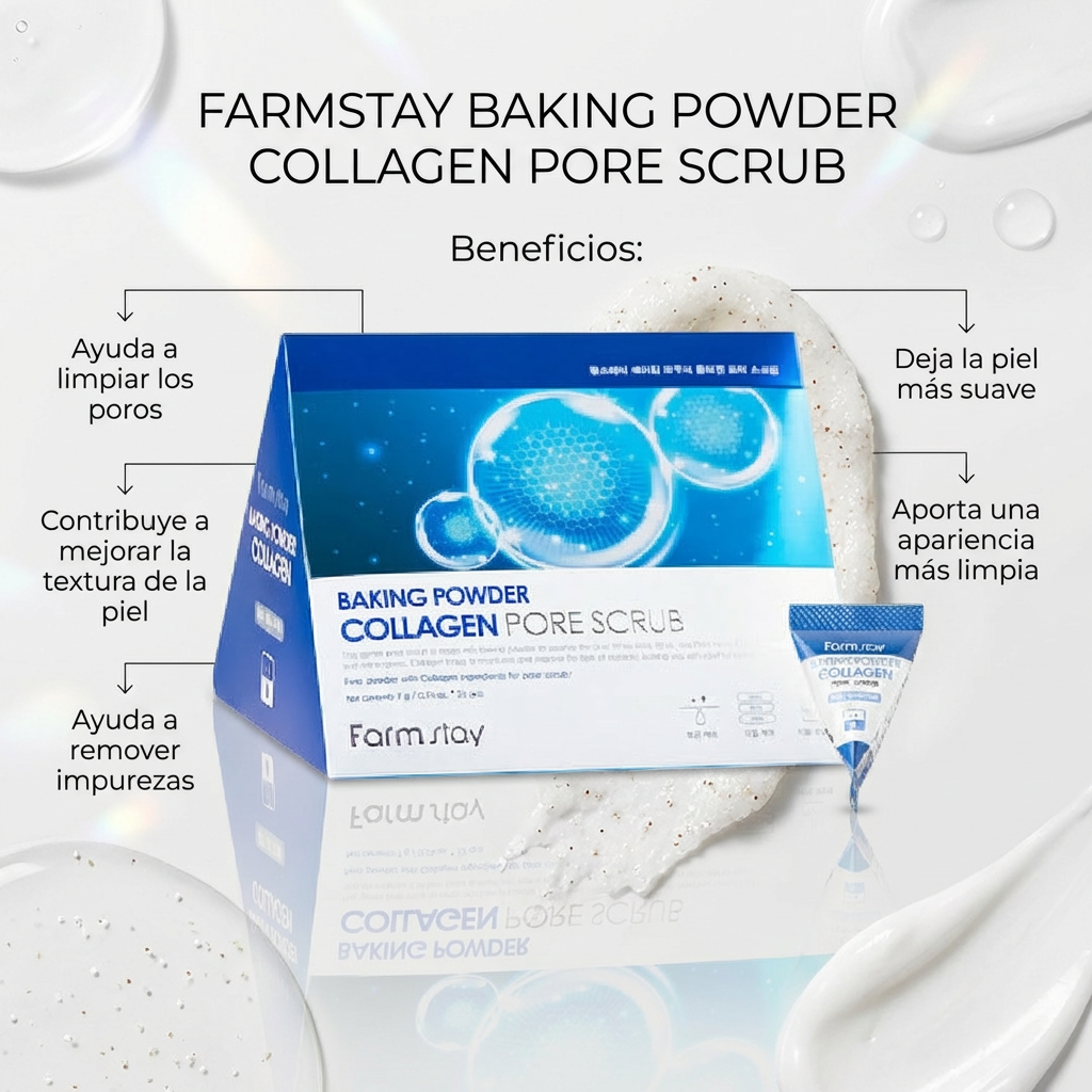 Farmstay Baking Powder Collagen Pore Scrub