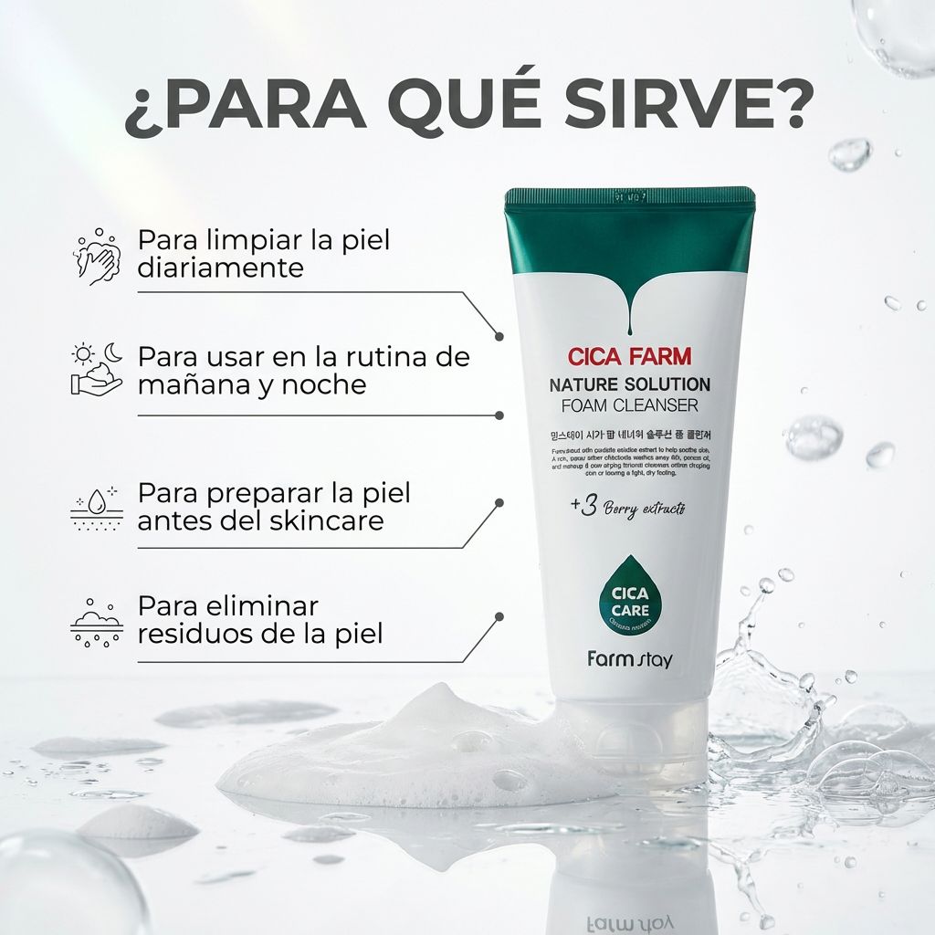 Farmstay Cica Farm Acne Foam Cleanser