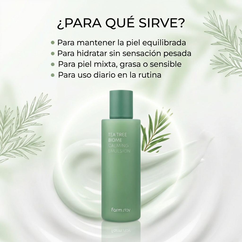 Farmstay Tea Tree Biome Calming Emulsion