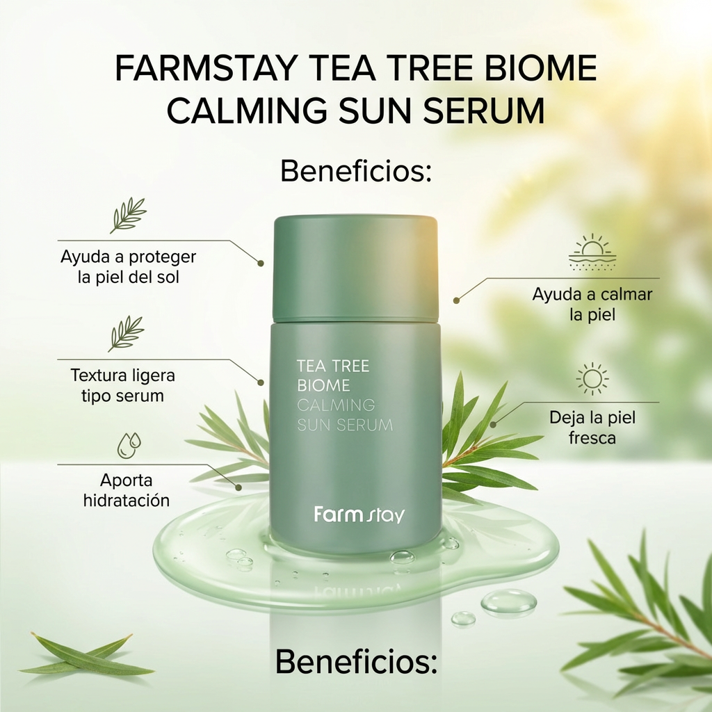 Farmstay Tea Tree Biome Calming Sun Serum