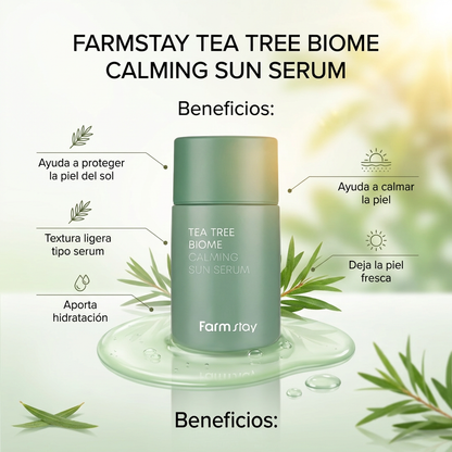 Farmstay Tea Tree Biome Calming Sun Serum
