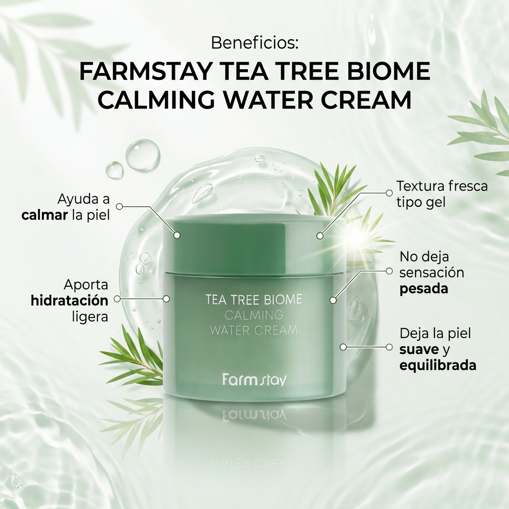 Farmstay Tea Tree Biome Calming Water Cream