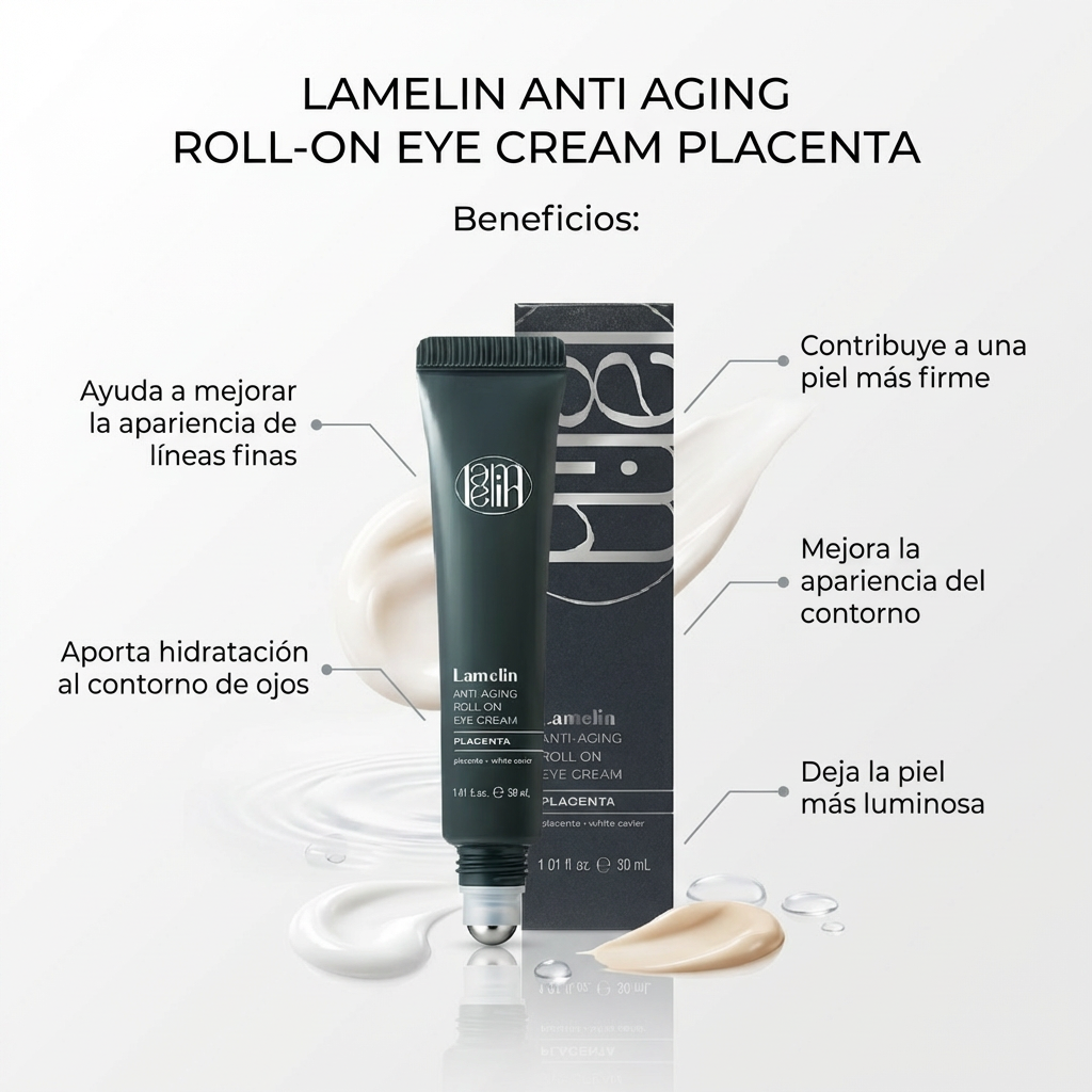 Lamelin Anti Aging Roll On Eye Cream Placenta