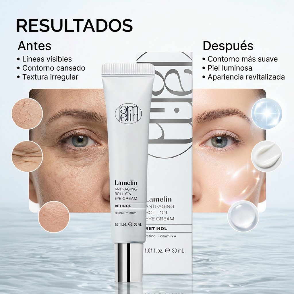 Lamelin Anti Aging Roll On Eye Cream Retinol