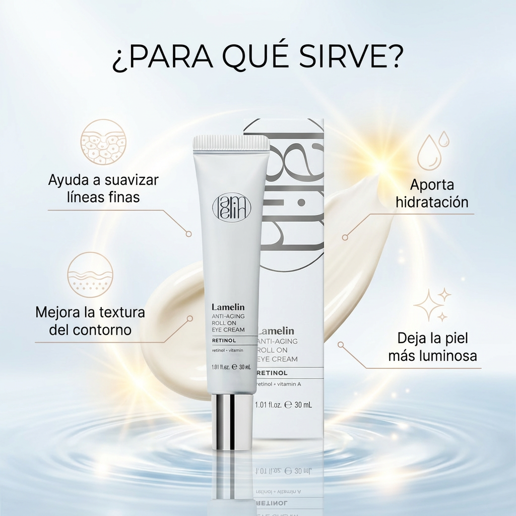 Lamelin Anti Aging Roll On Eye Cream Retinol