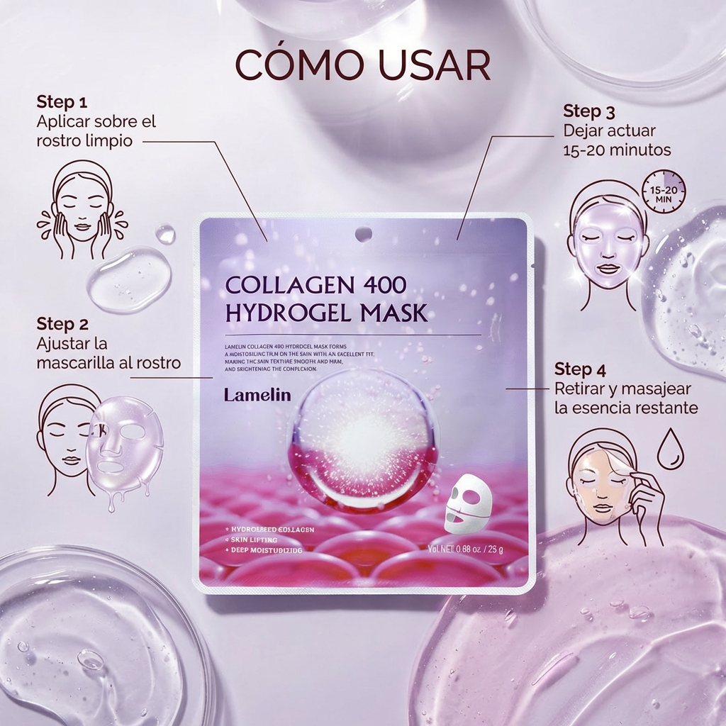 Lamelin Collagen 400 Hydrogel Mask (1EA) – Nuup Beauty