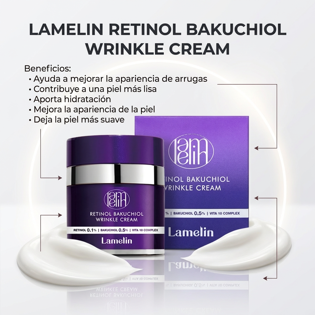 Lamelin Retinol Bakuchiol Wrinkle Cream