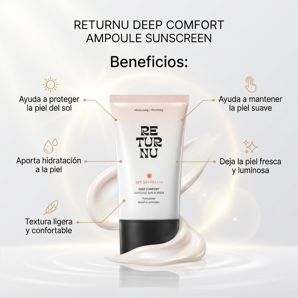 Returnu Deep Comfort Ampoule Sunscreen