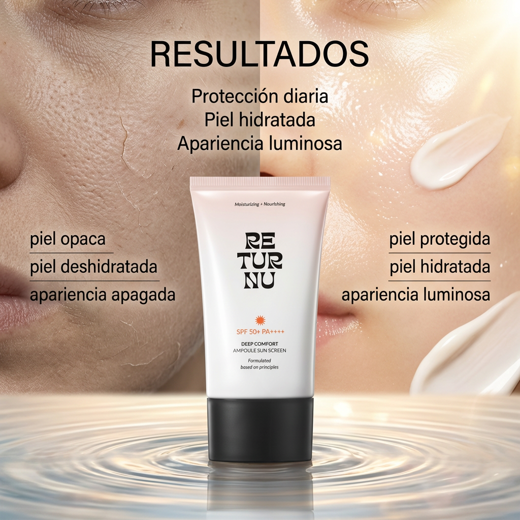 Returnu Deep Comfort Ampoule Sunscreen