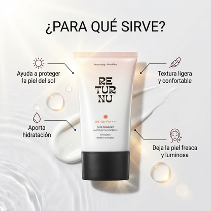 Returnu Deep Comfort Ampoule Sunscreen