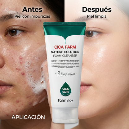 Farmstay Cica Farm Acne Foam Cleanser